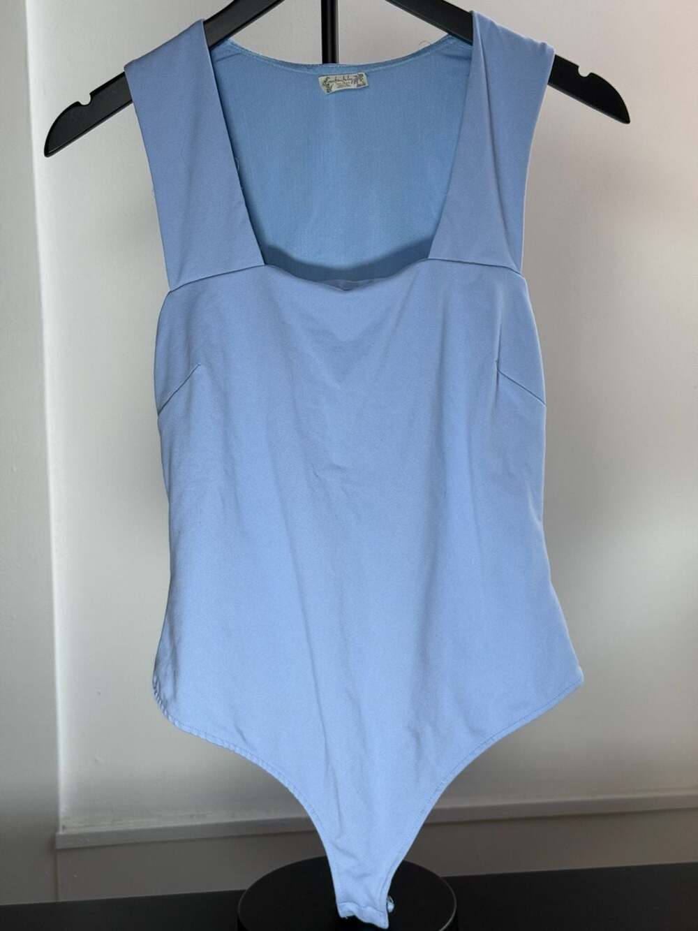 Intimately Free People She's So Sleek Bodysuit in Light Blue